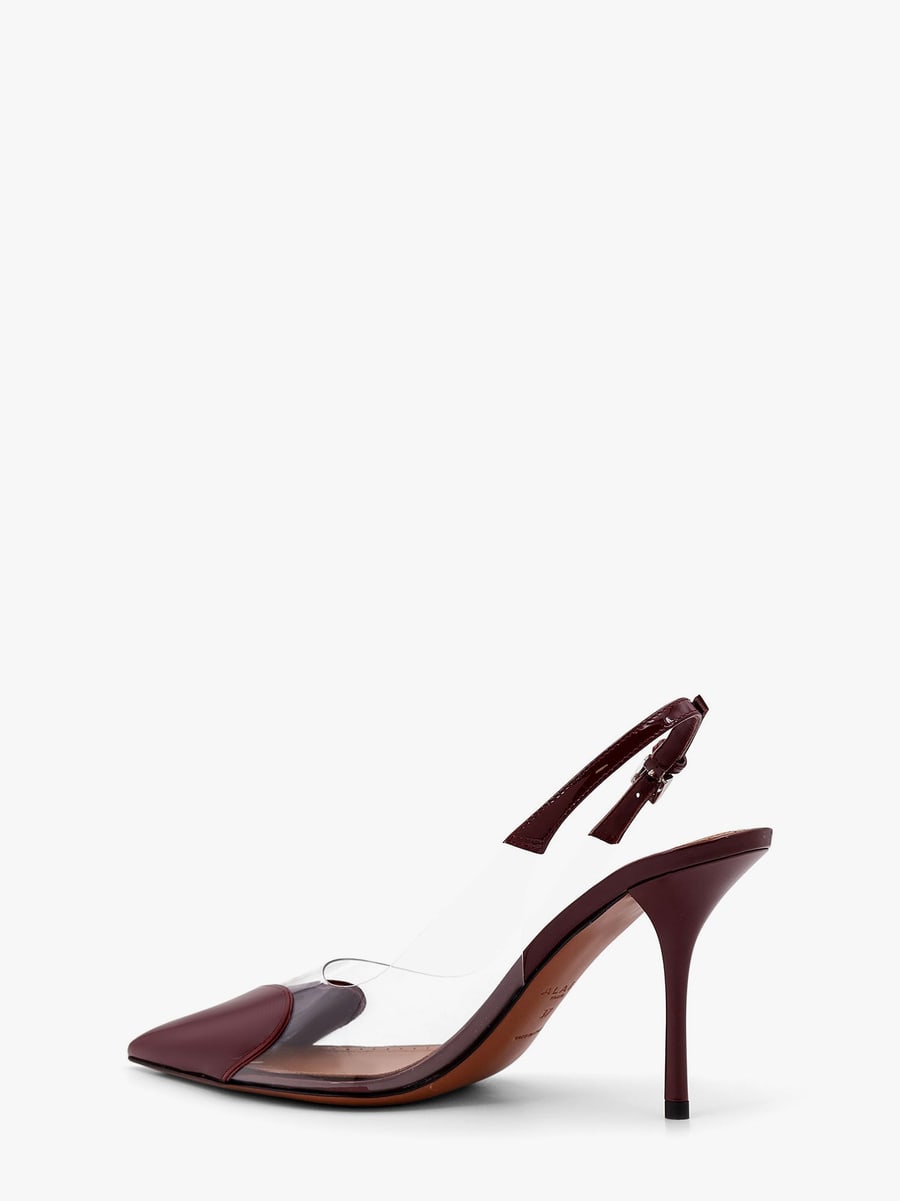 Alaïa Slingbacks 90 leather and PVC pumps, view 4