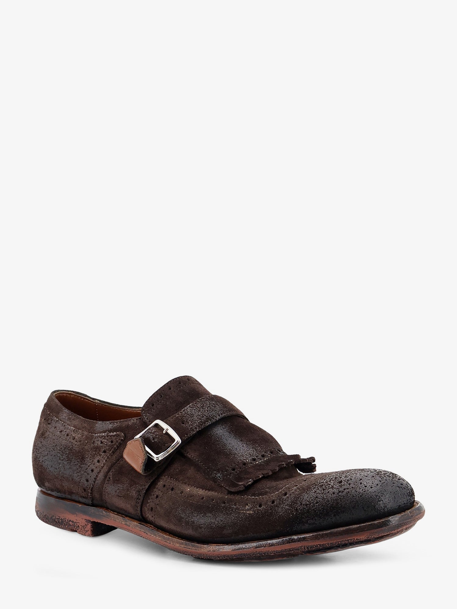 Church's Shanghai loafers in vintage-effect suede, view 2