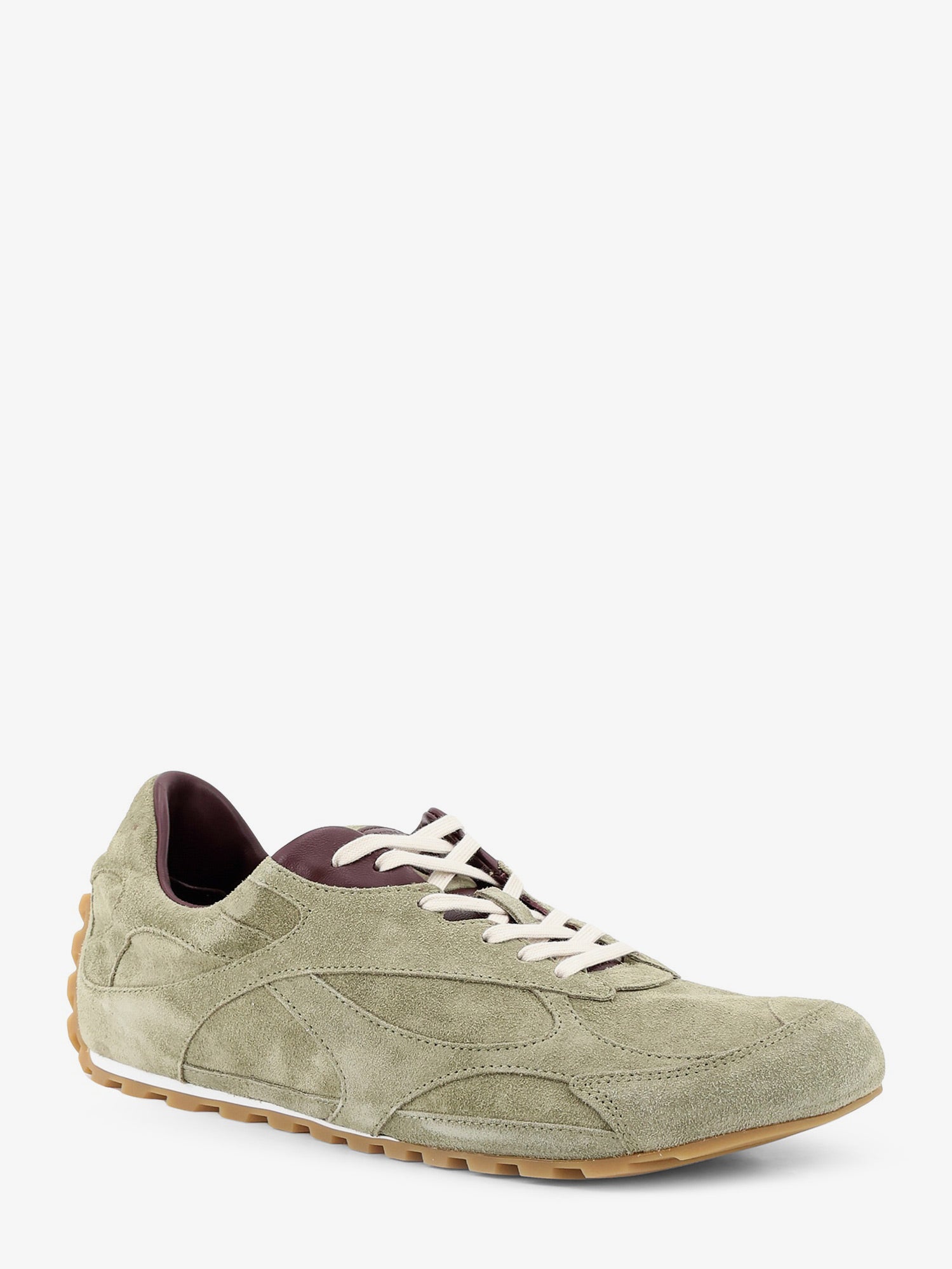 Bottega Veneta Orbit Flash Suede Sneakers, view 2