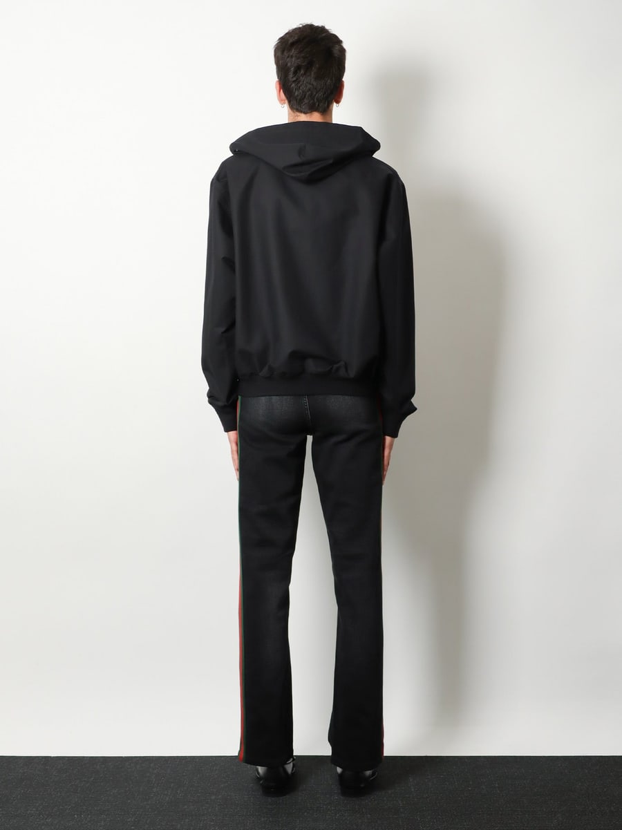 Gucci Reversible cotton and GG nylon jacket, view 3