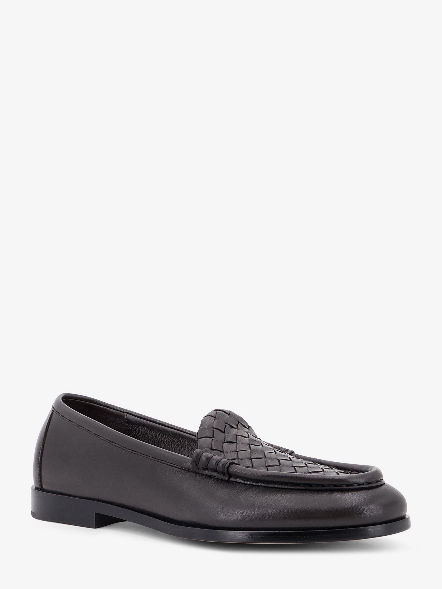 Bottega Veneta Silenzio leather loafers with Intrecciato motif, view 2