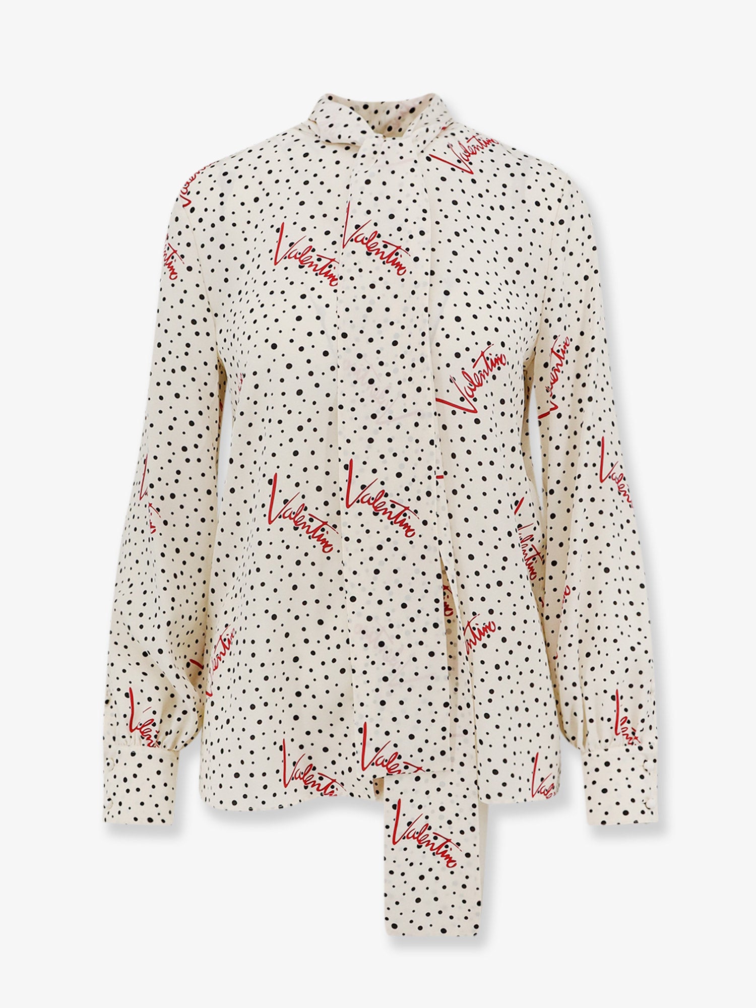 VALENTINO Bollicine Plusdepois Crepe De Chine Shirt