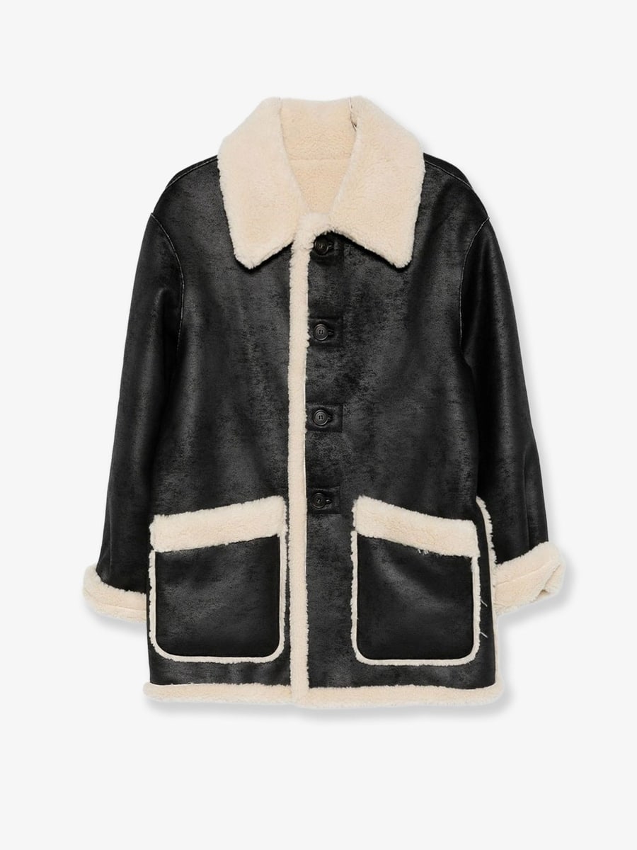 DUNST Unisex reversible eco-shearling jacket