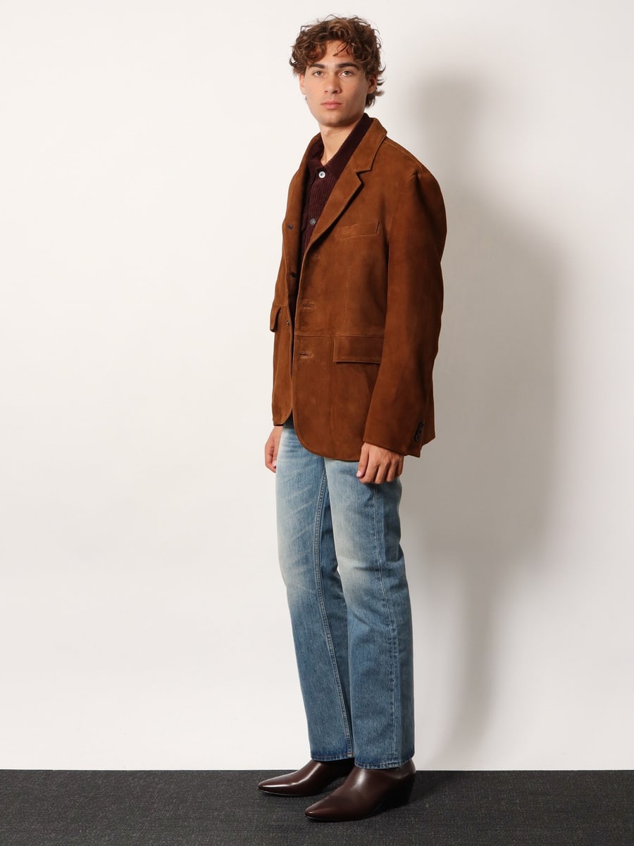 TONYWACK Tailored Unisex suede jacket, view 2