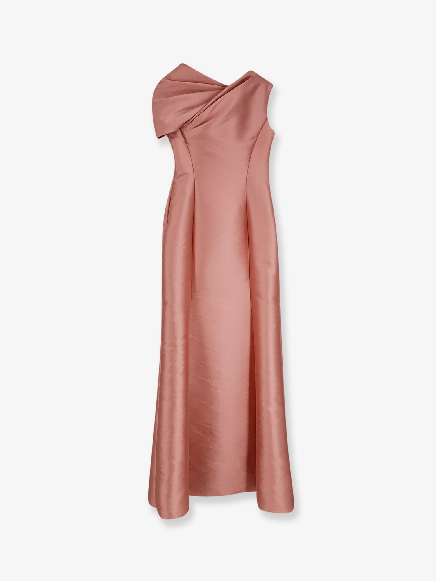 ALBERTA FERRETTI Mikado long dress, view 2