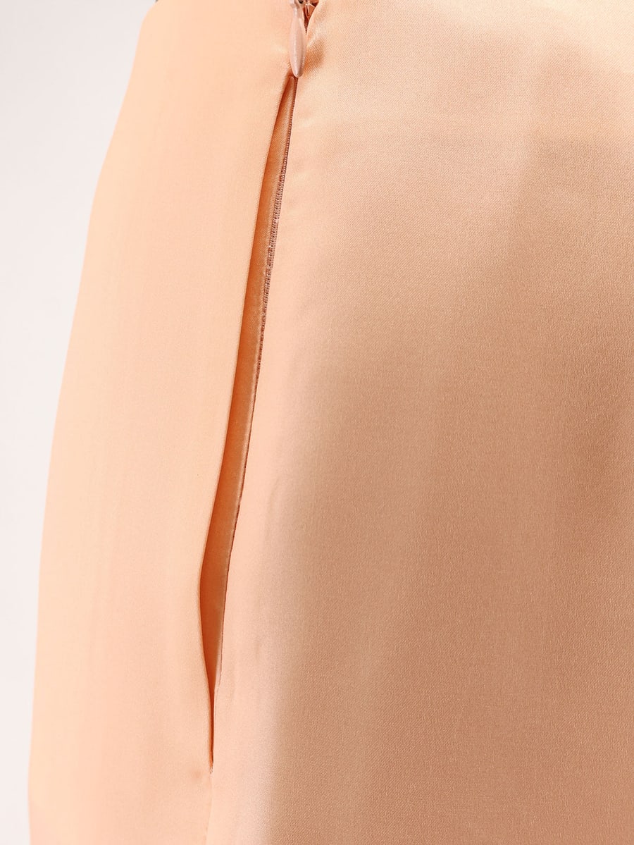 ALBERTA FERRETTI Silk trousers, view 3