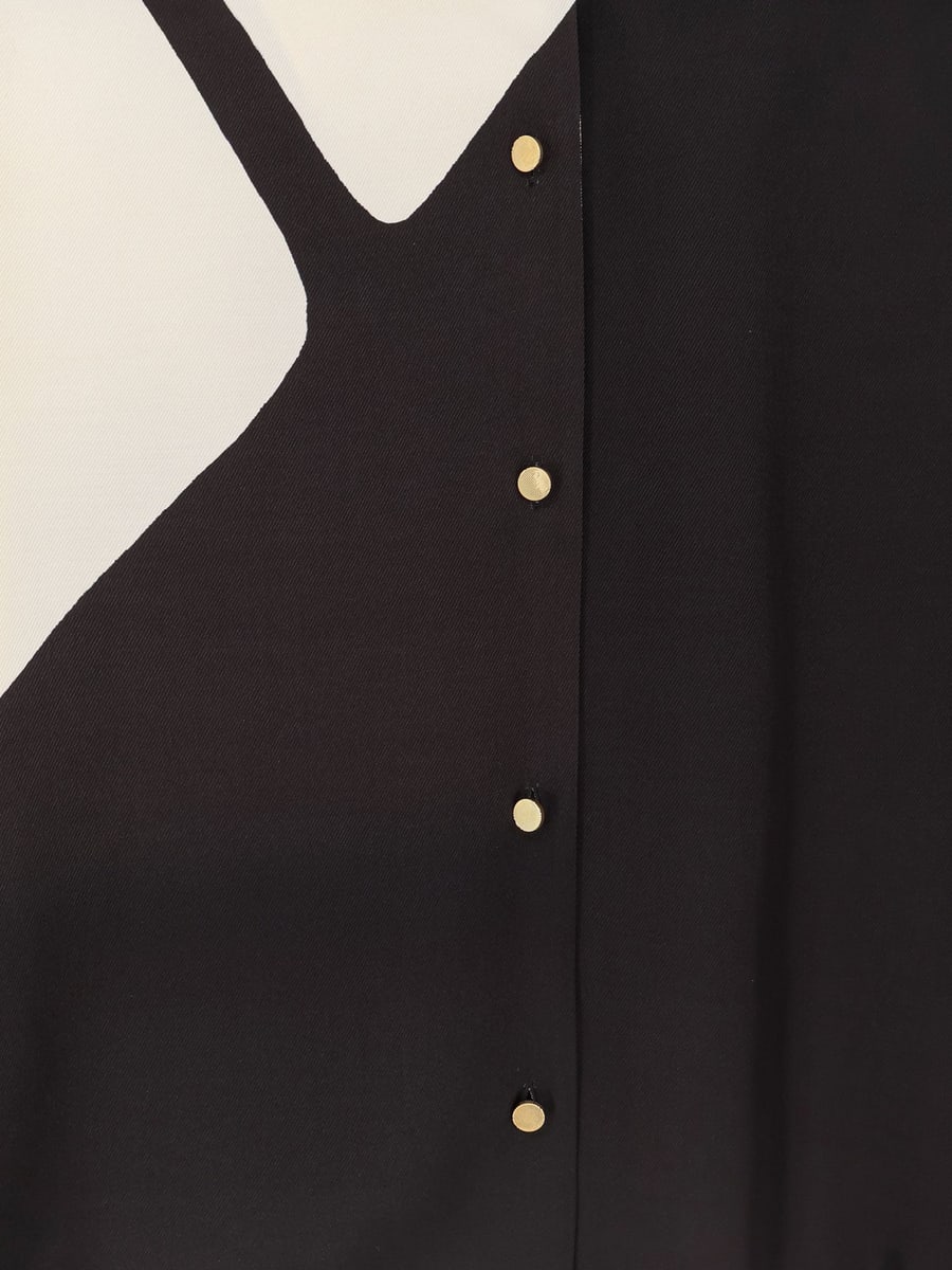 ALBERTA FERRETTI Printed viscose shirt, view 3