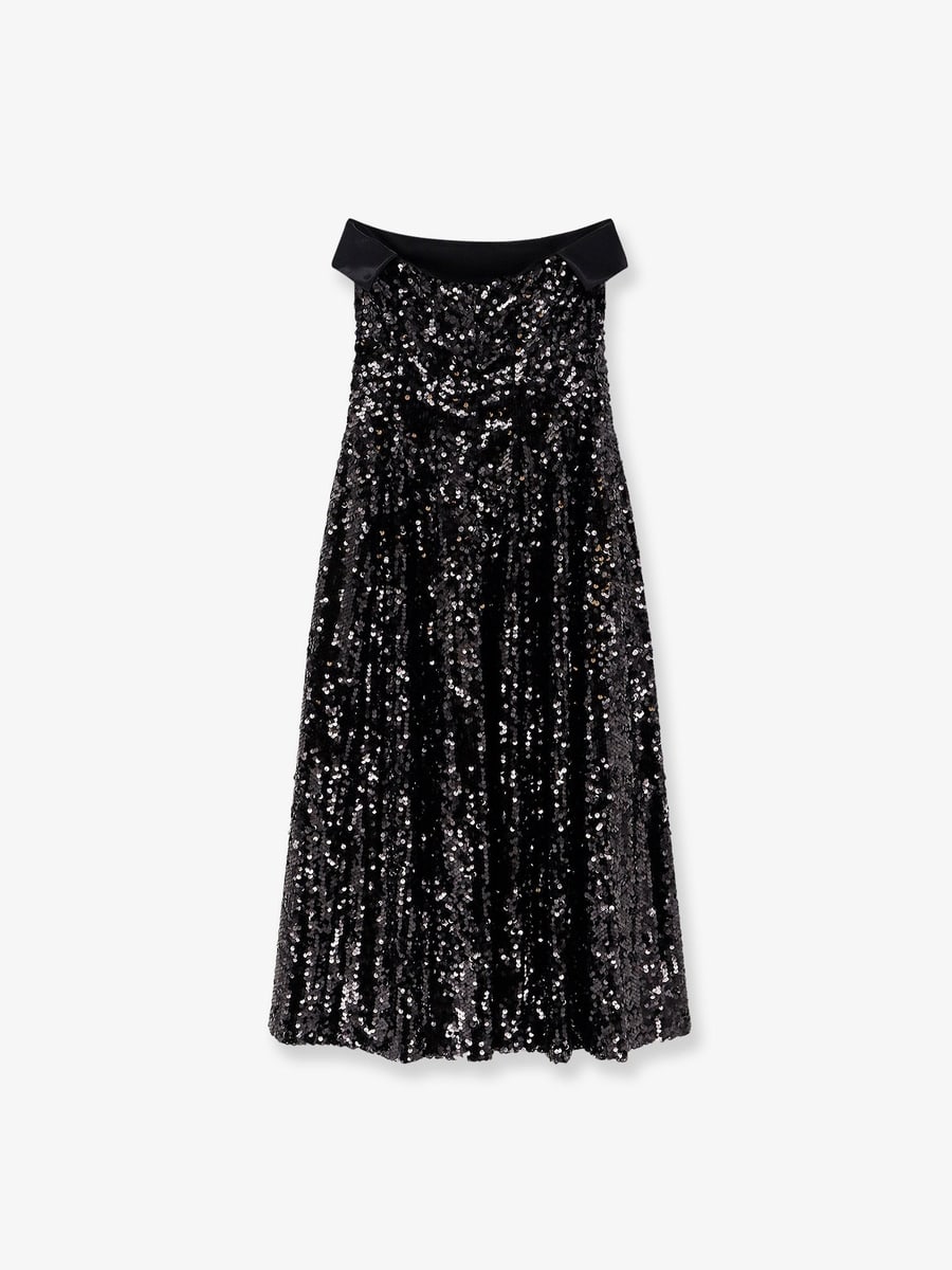 ALBERTA FERRETTI Dress with sequins, view 2