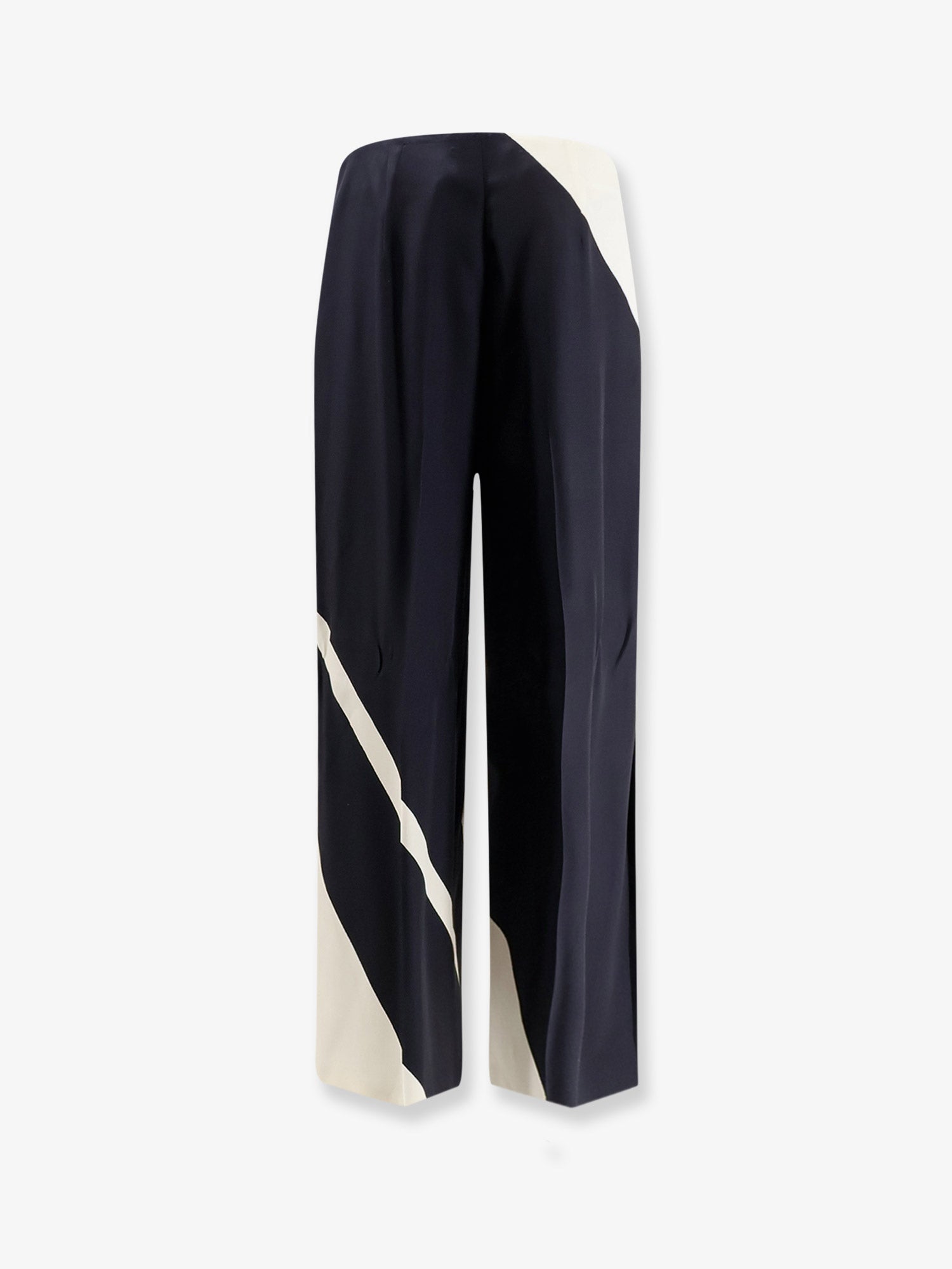 ALBERTA FERRETTI Viscose trousers with bicolor print, view 2