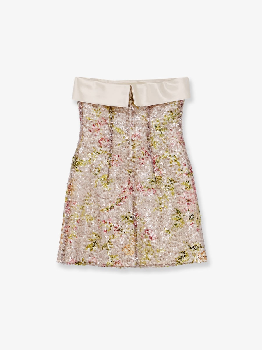 ALBERTA FERRETTI Mini dress with sequins, view 2