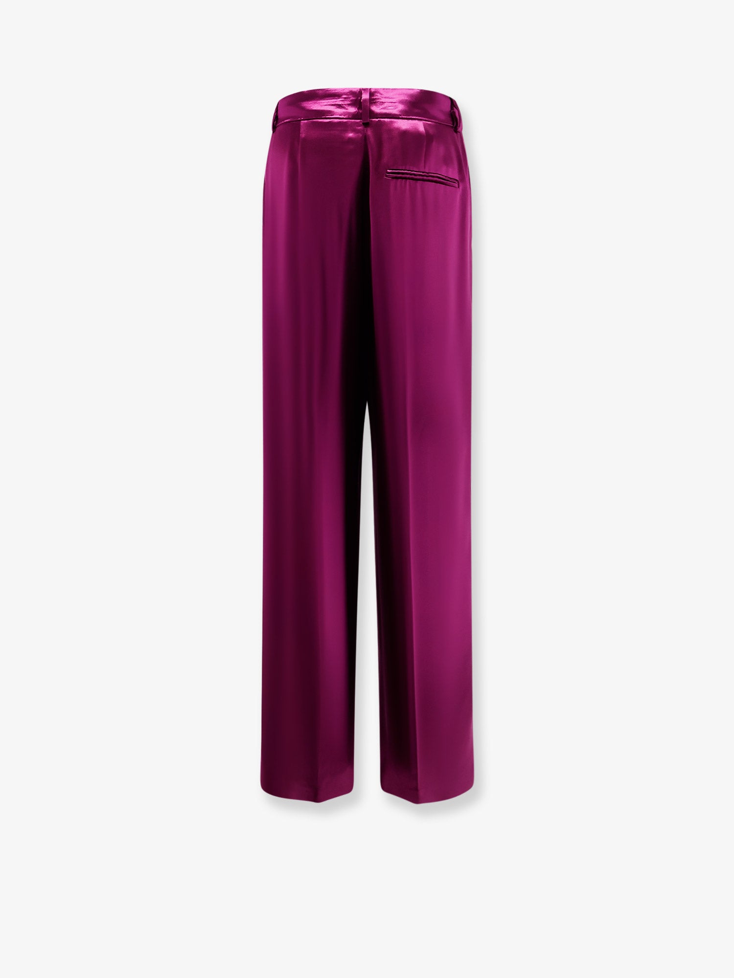 ALBERTA FERRETTI Satin trousers with pinces, view 2
