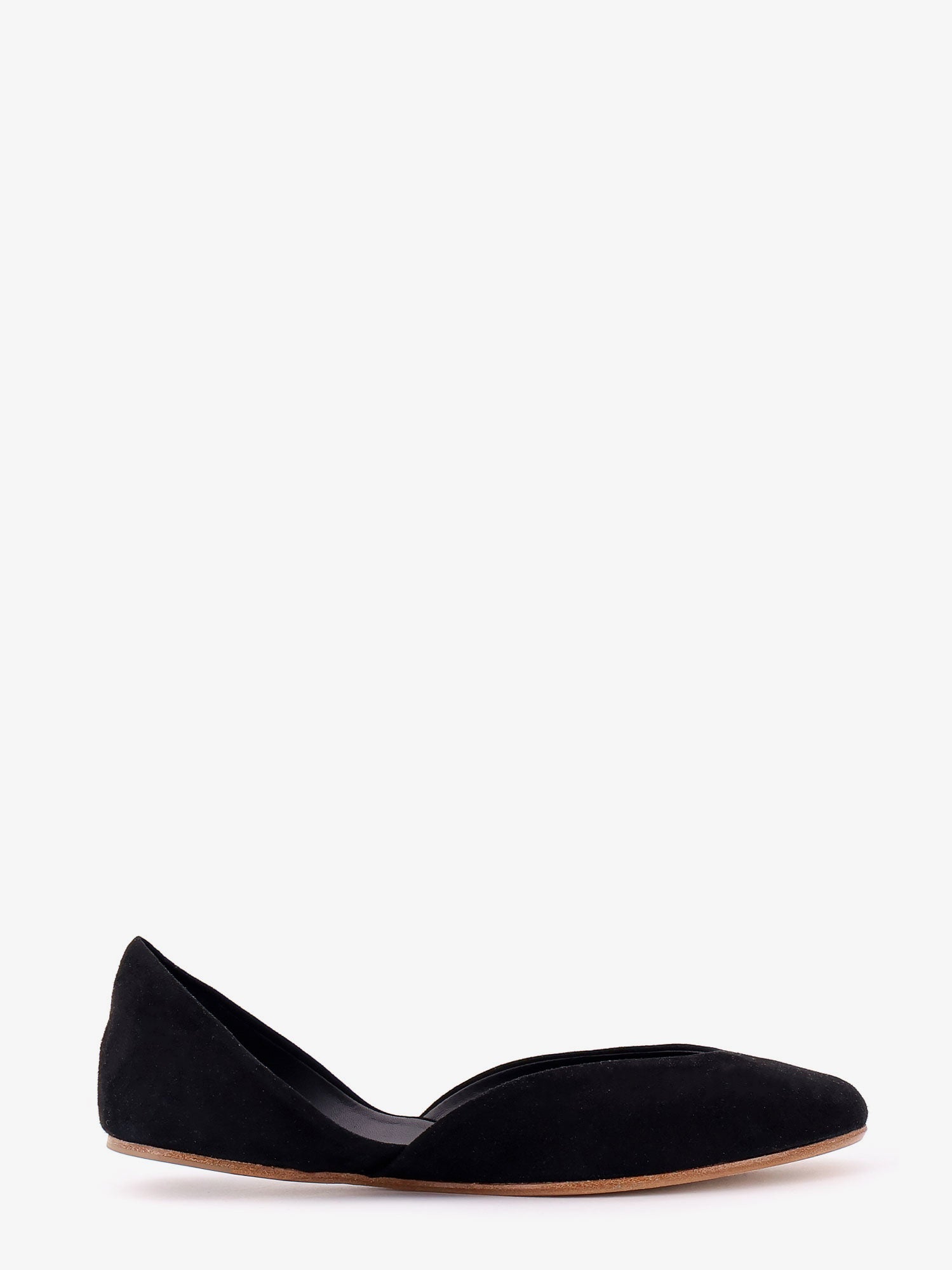 The Row Suede ballerinas