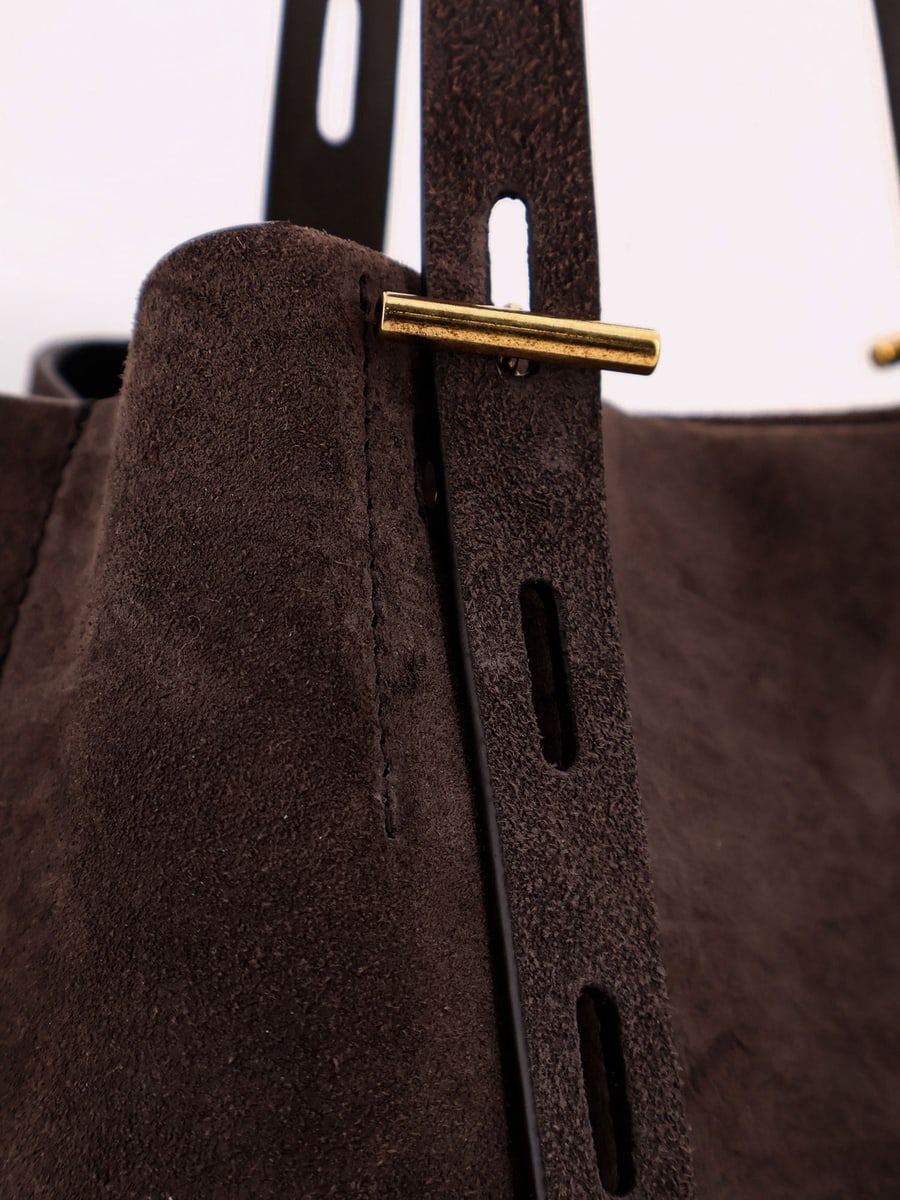MINOBOSSI Paula suede shoulder bag, view 5