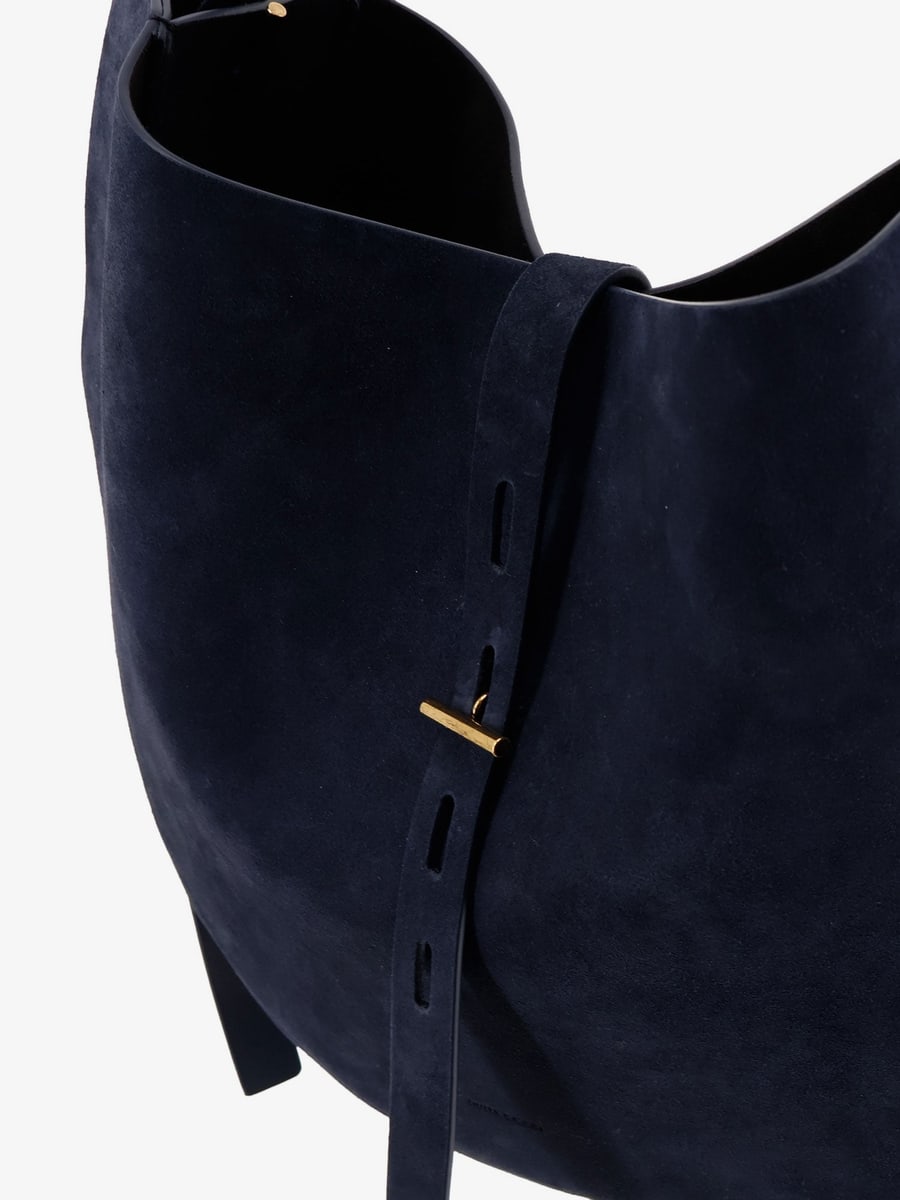 MINOBOSSI Suede crossbody bag, view 5