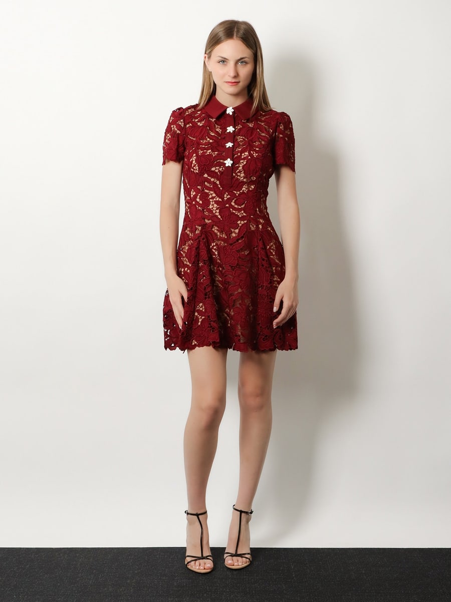 self-portrait Lace Mini Dress, view 2