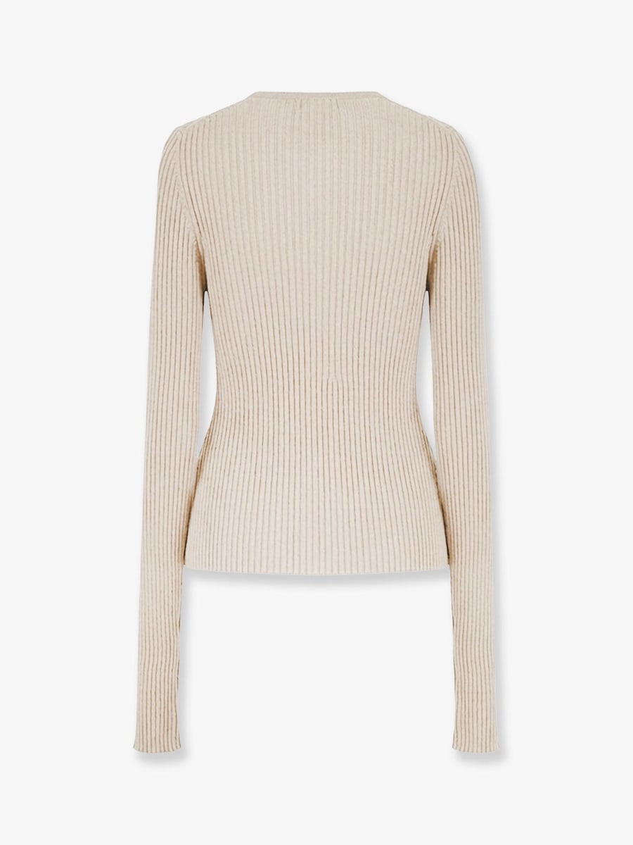 NUDE Ribbed cotton blend sweater, view 2
