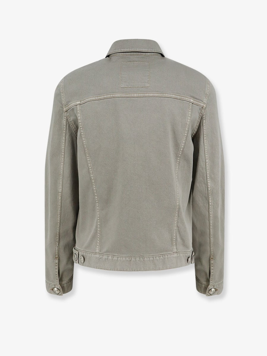 Brunello Cucinelli Grey denim jacket, view 2