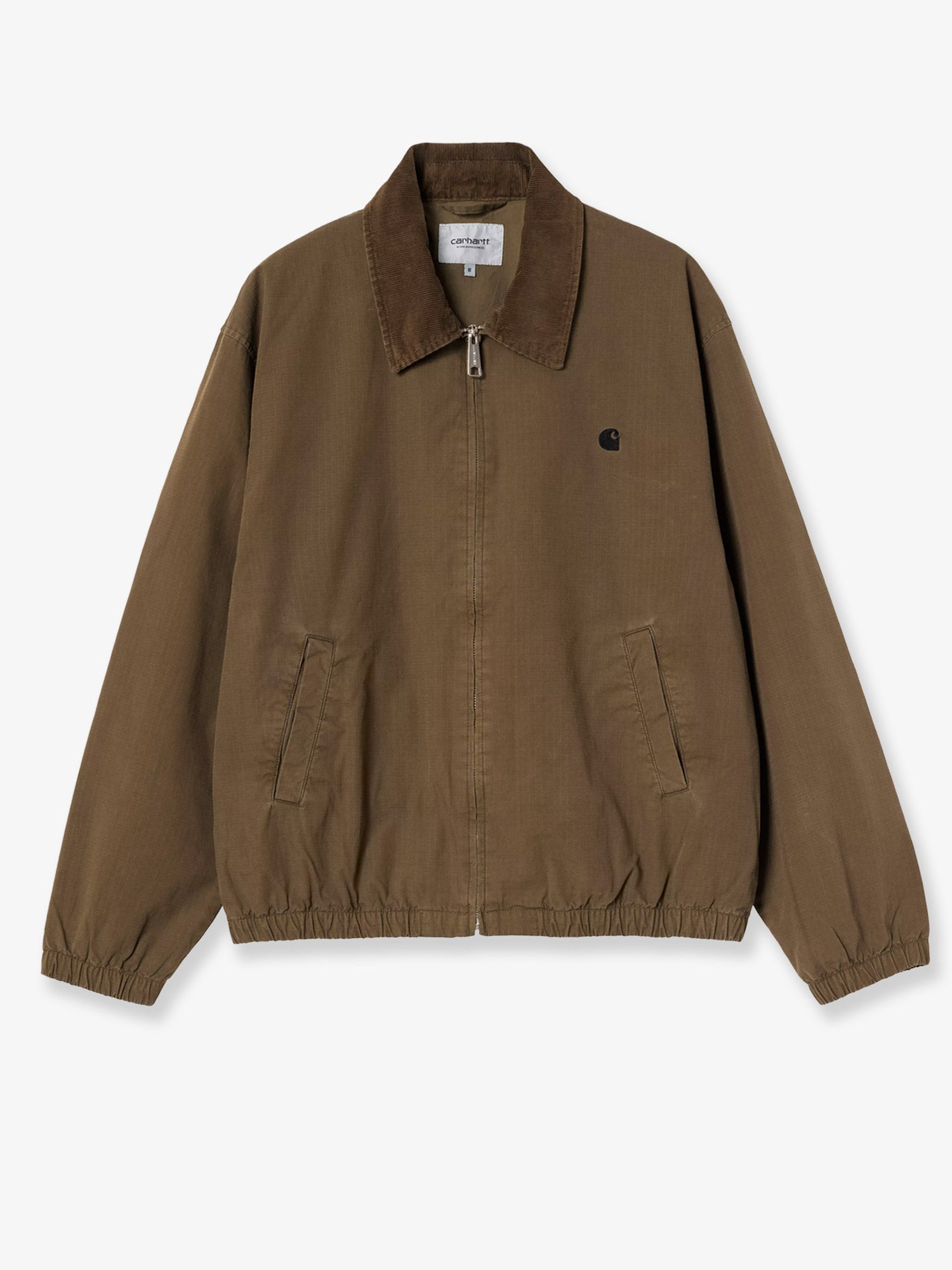 Carhartt WIP Madison Ripstop cotton jacket with embroidered logo on the front