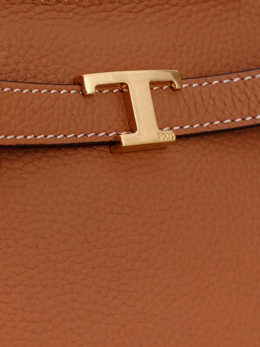 Tod's Hammered leather shopping bag, view 5