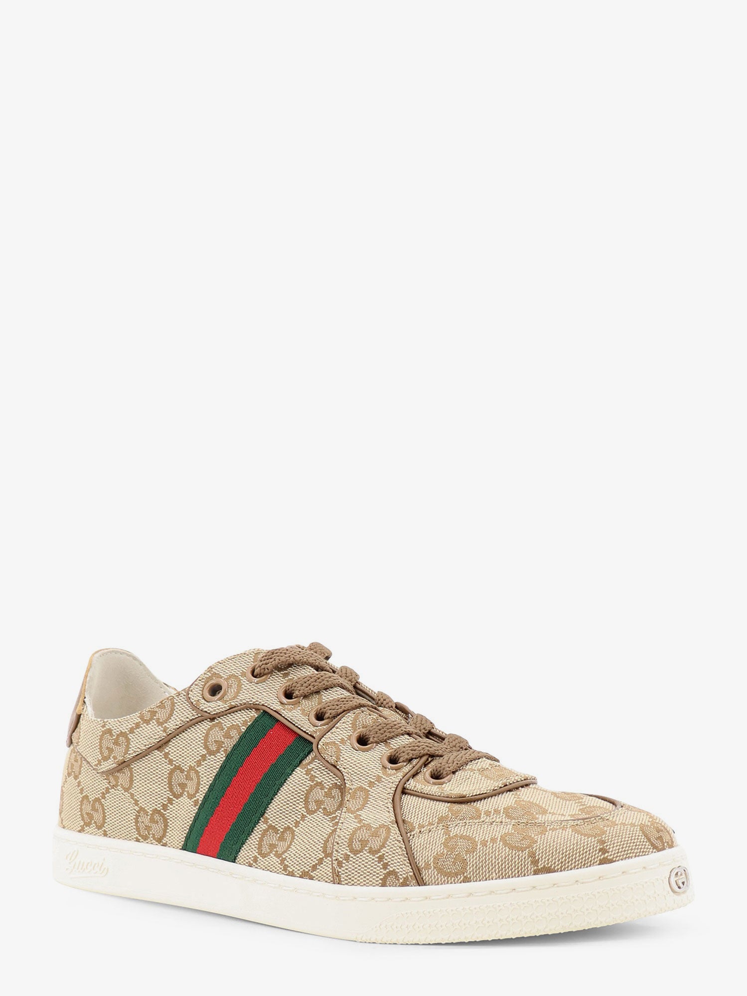 Gucci Stretch GG fabric sneakers with Nastro Web on the side, view 2