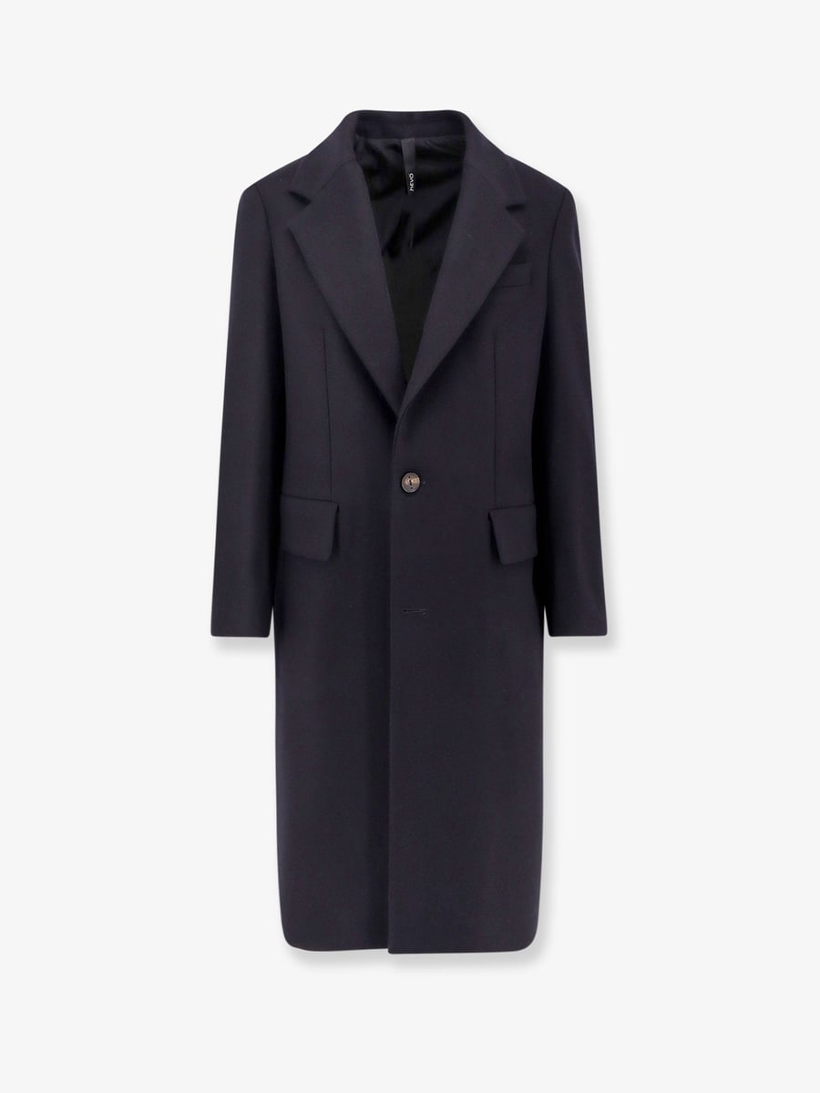 HEVO Virgin wool coat with satin lining