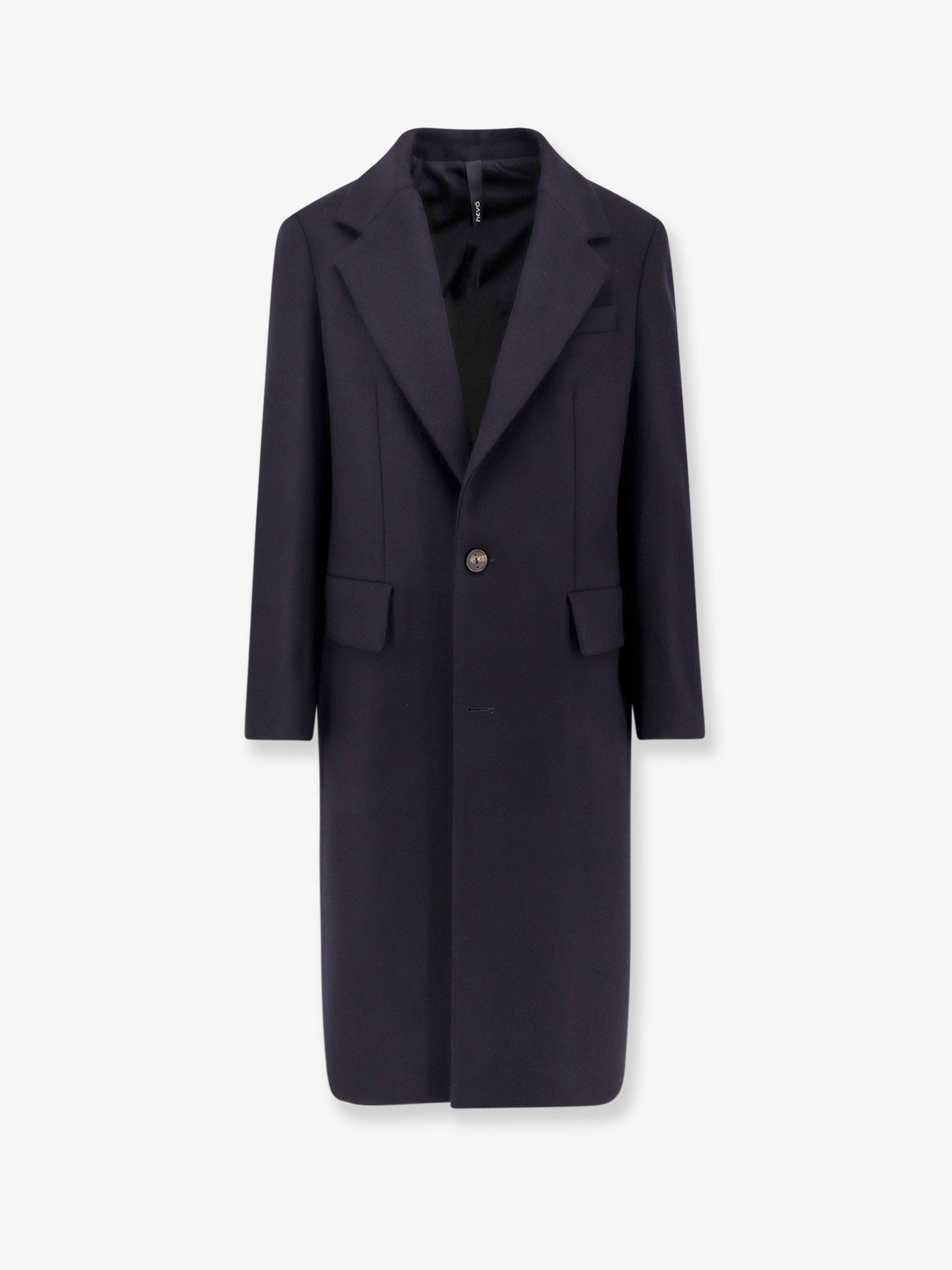 HEVO Virgin wool coat with satin lining