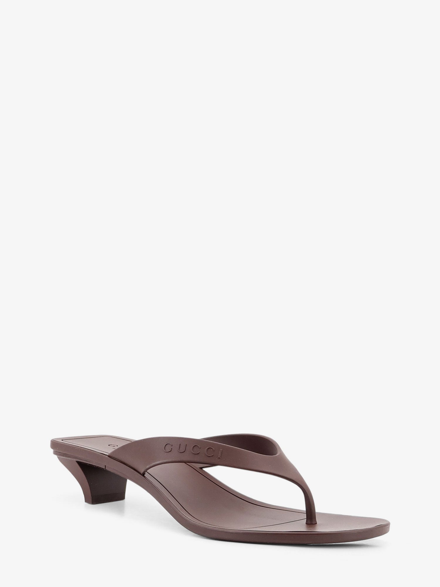 Gucci Vittoria rubber flip-flops sandals, view 2