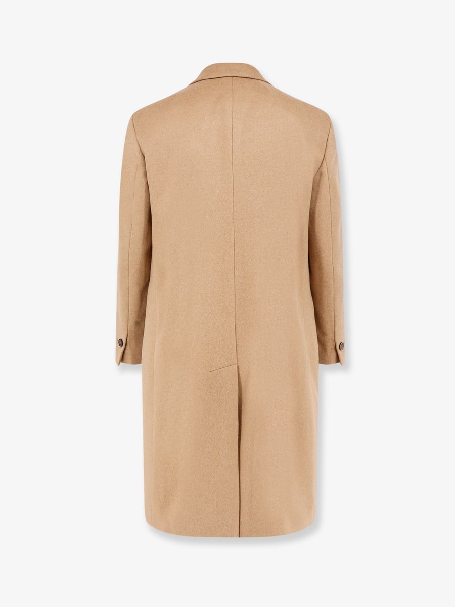 HEVO Cashmere coat with satin lining, view 5