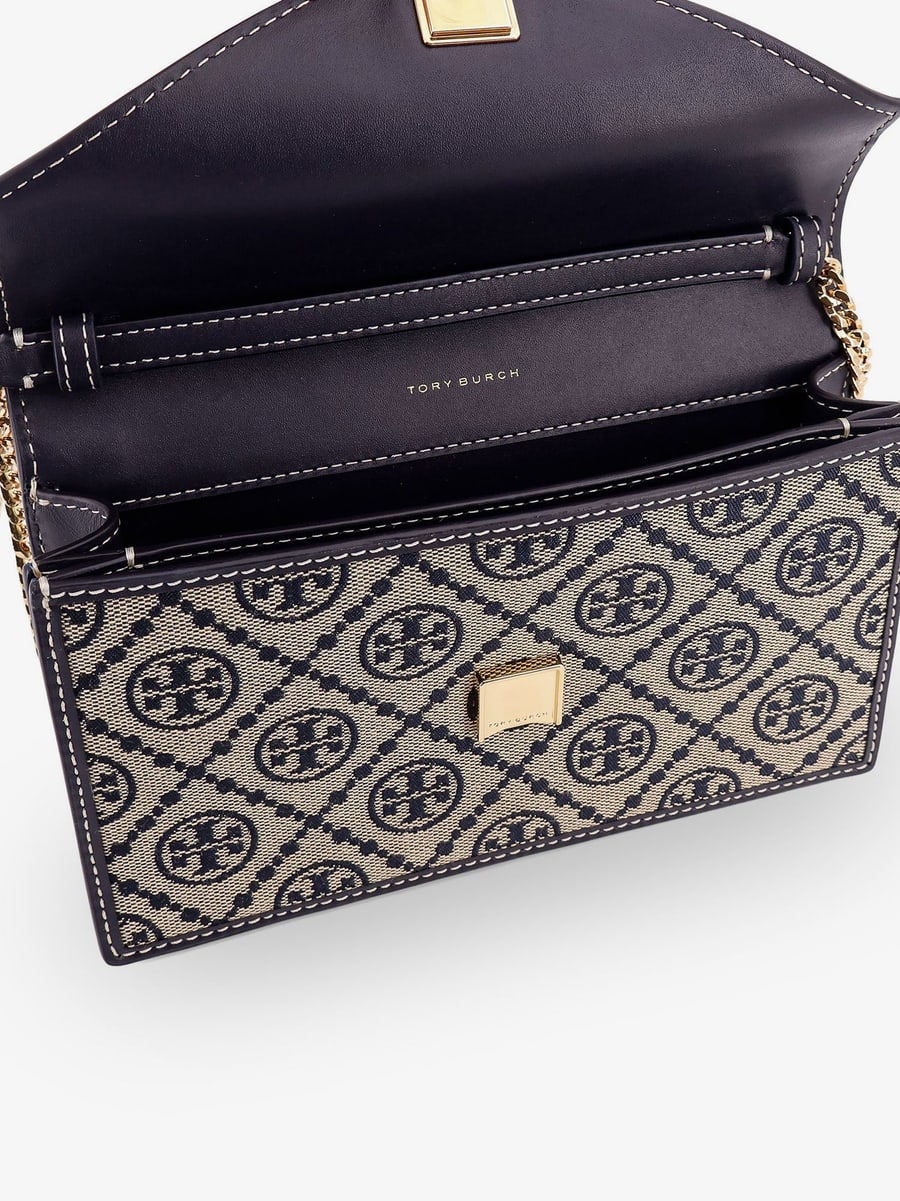Tory Burch T-Monogram Envelope Chain Wallet, view 4
