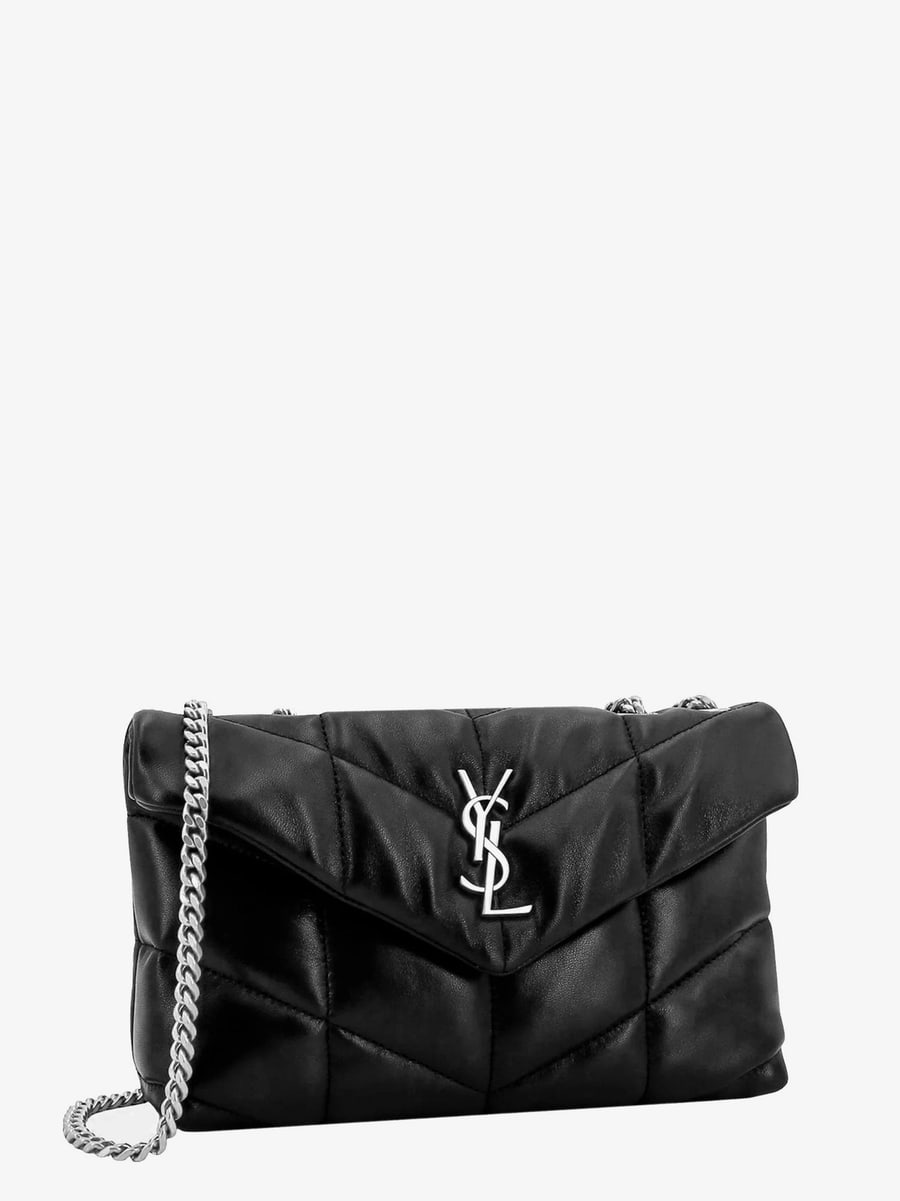 Saint Laurent Loulou Puffer Toy matelassé leather crossbody bag, view 3