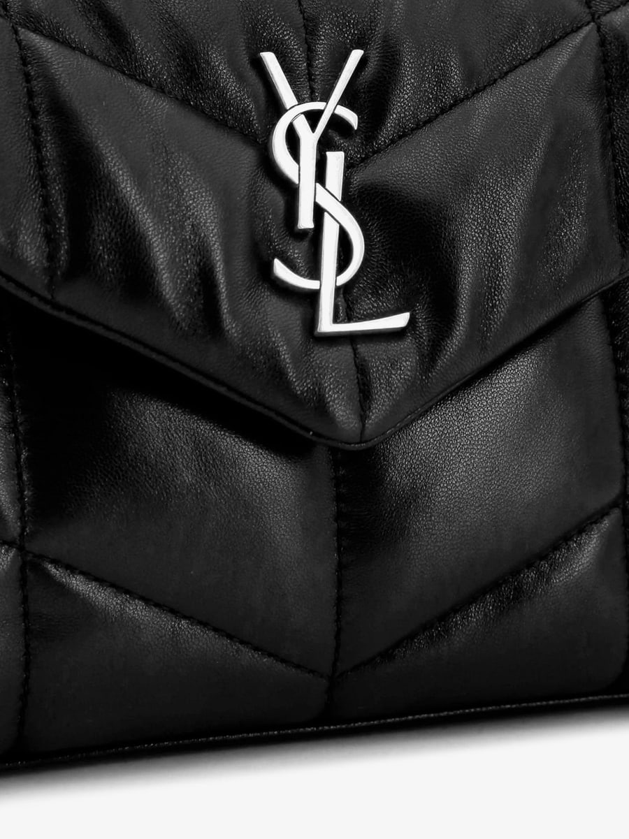Saint Laurent Loulou Puffer Toy matelassé leather crossbody bag, view 4