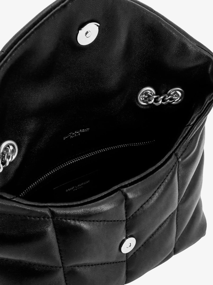 Saint Laurent Loulou Puffer Toy matelassé leather crossbody bag, view 5