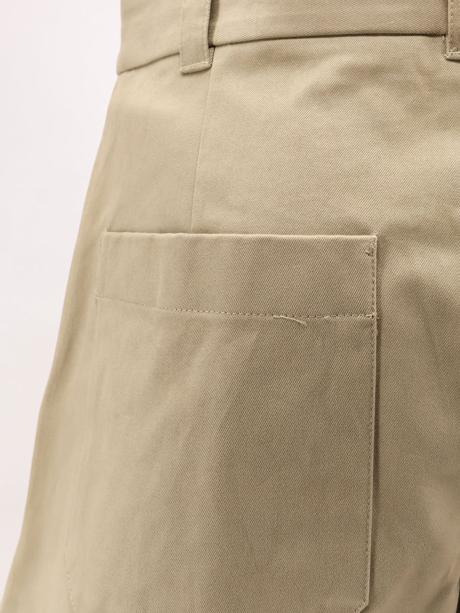 STUDIO NICHOLSON High-waisted cotton pants, view 3