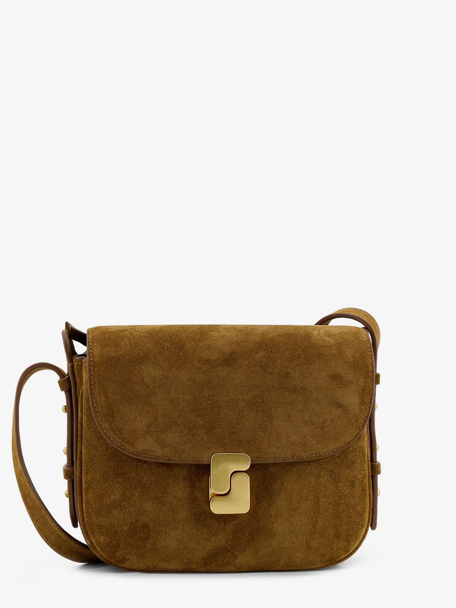 SOEUR Bellissima Mini suede crossbody bag