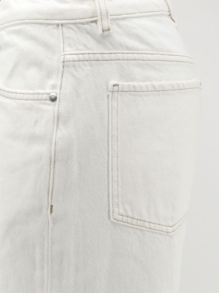REPRESENT Heaton white denim jeans, view 3