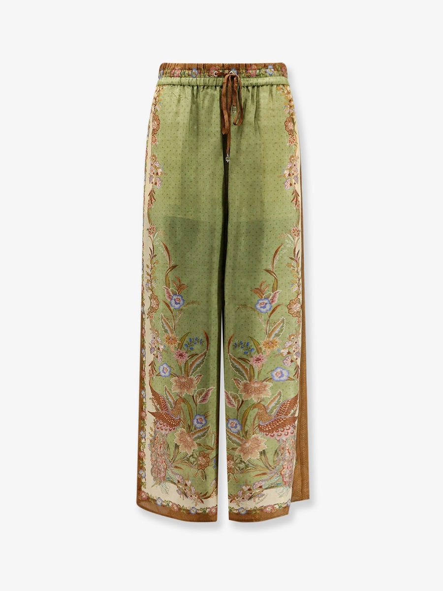 Zimmermann Indra silk trousers