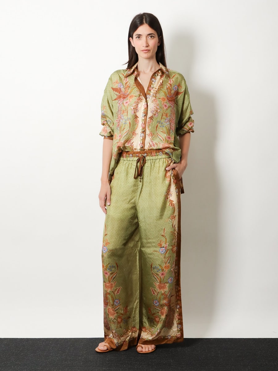 Zimmermann Indra silk trousers, view 2