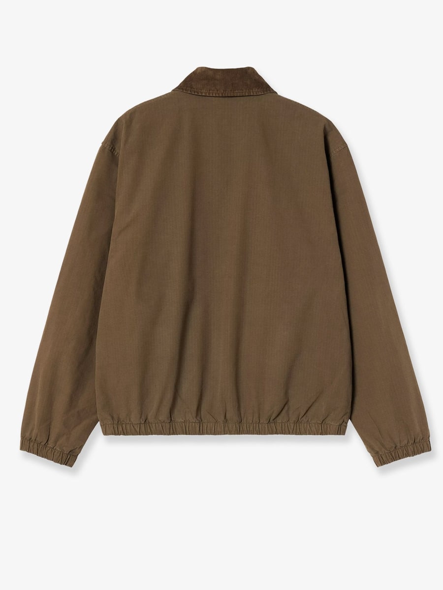 Carhartt WIP Madison Ripstop cotton jacket with embroidered logo on the front, view 2