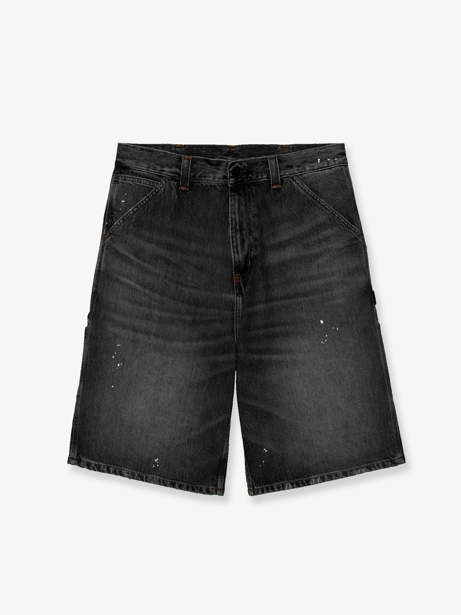 Carhartt WIP OG Single Knee Short in black denim