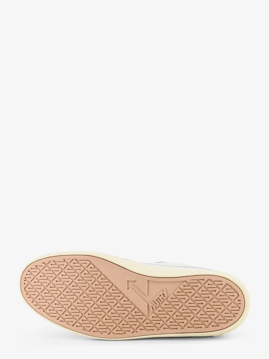 Autry Windscape leather sneakers with suede insert, view 4