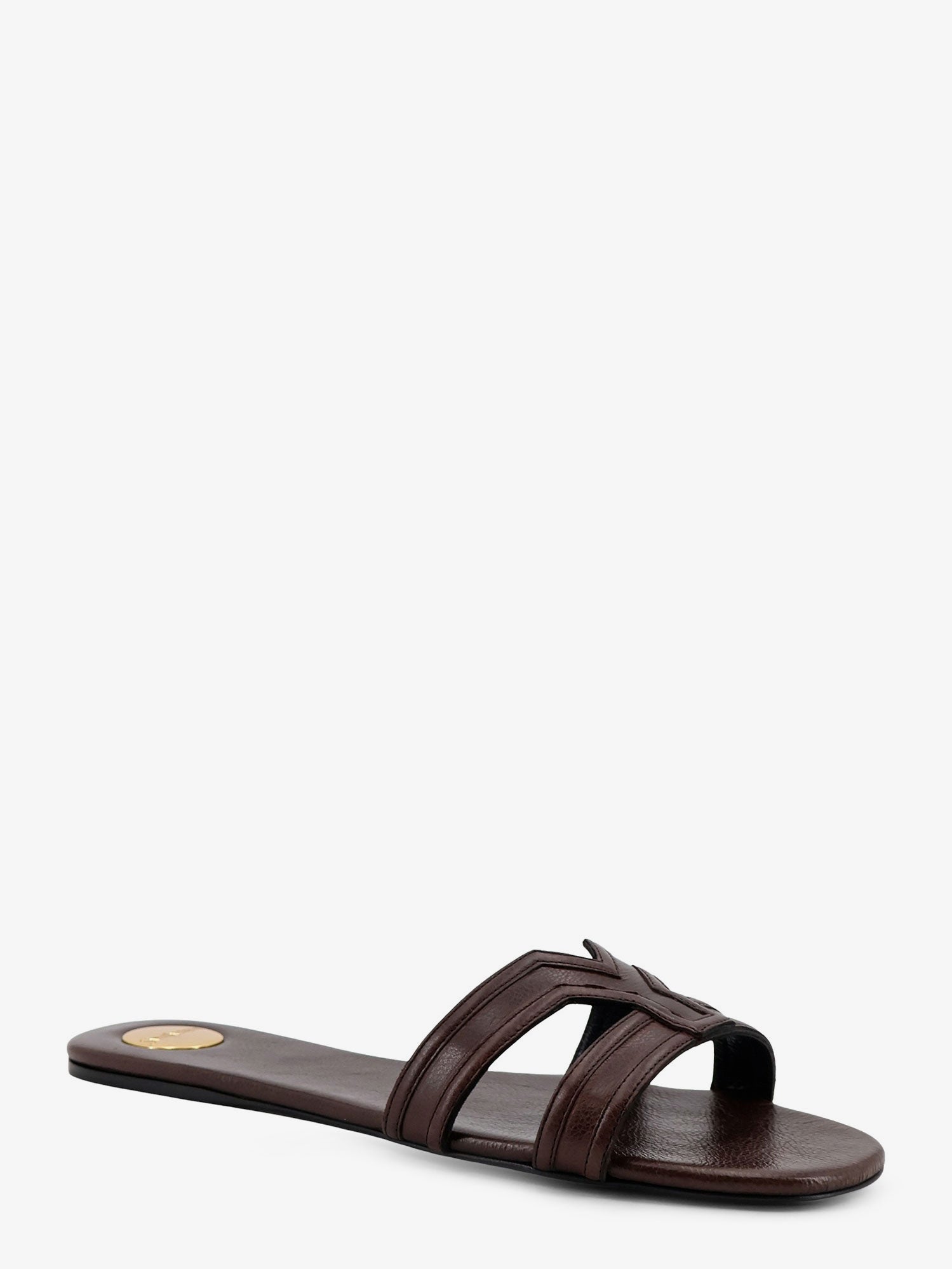 Saint Laurent Mabrouka leather sandals, view 2