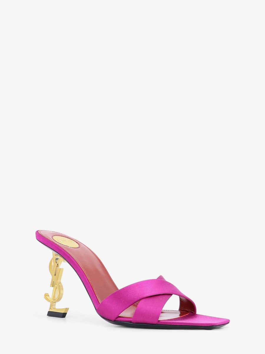 Saint Laurent Opyum satin sandals, view 2