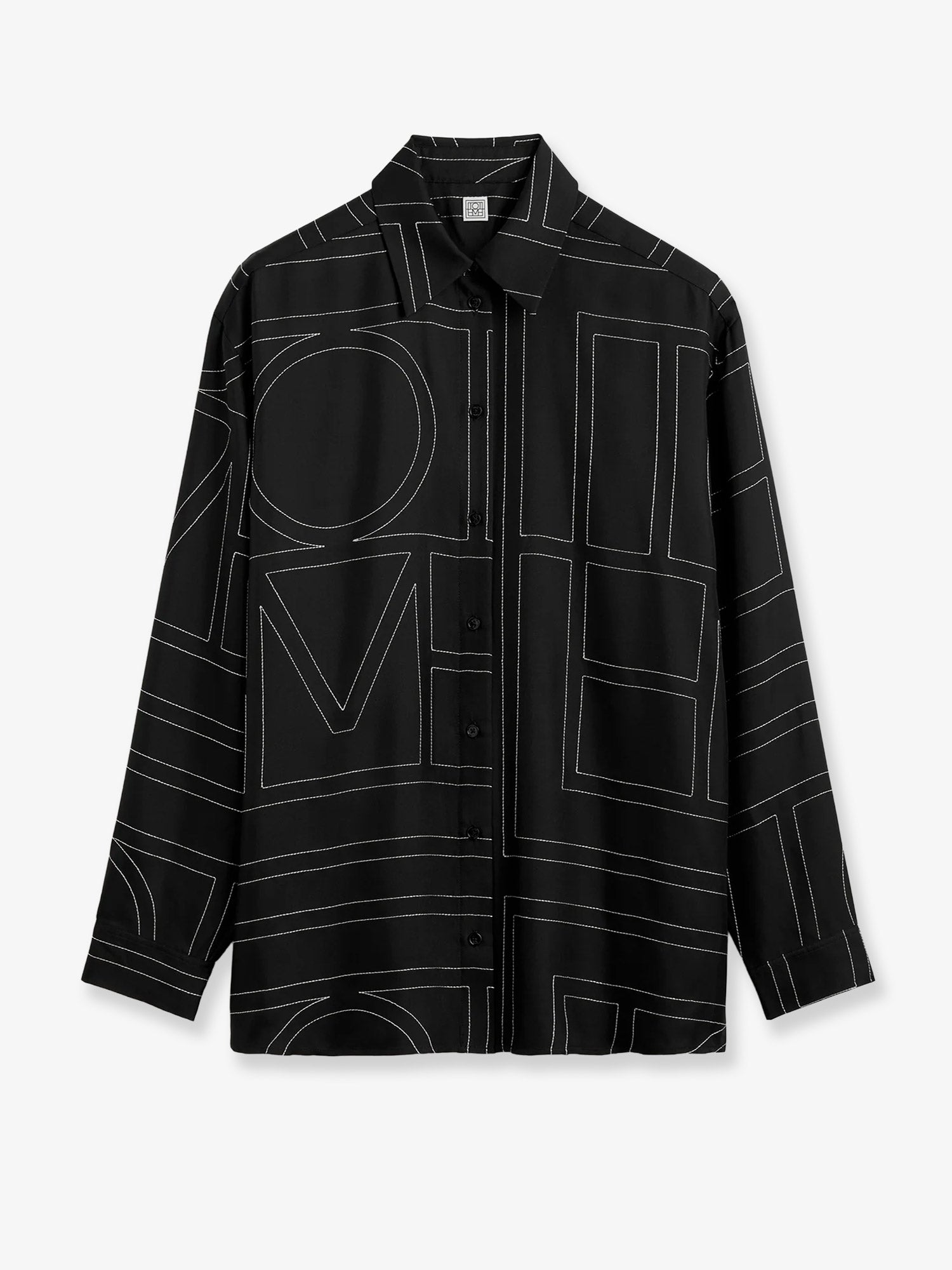 Toteme Classic Pajamas organic silk shirt