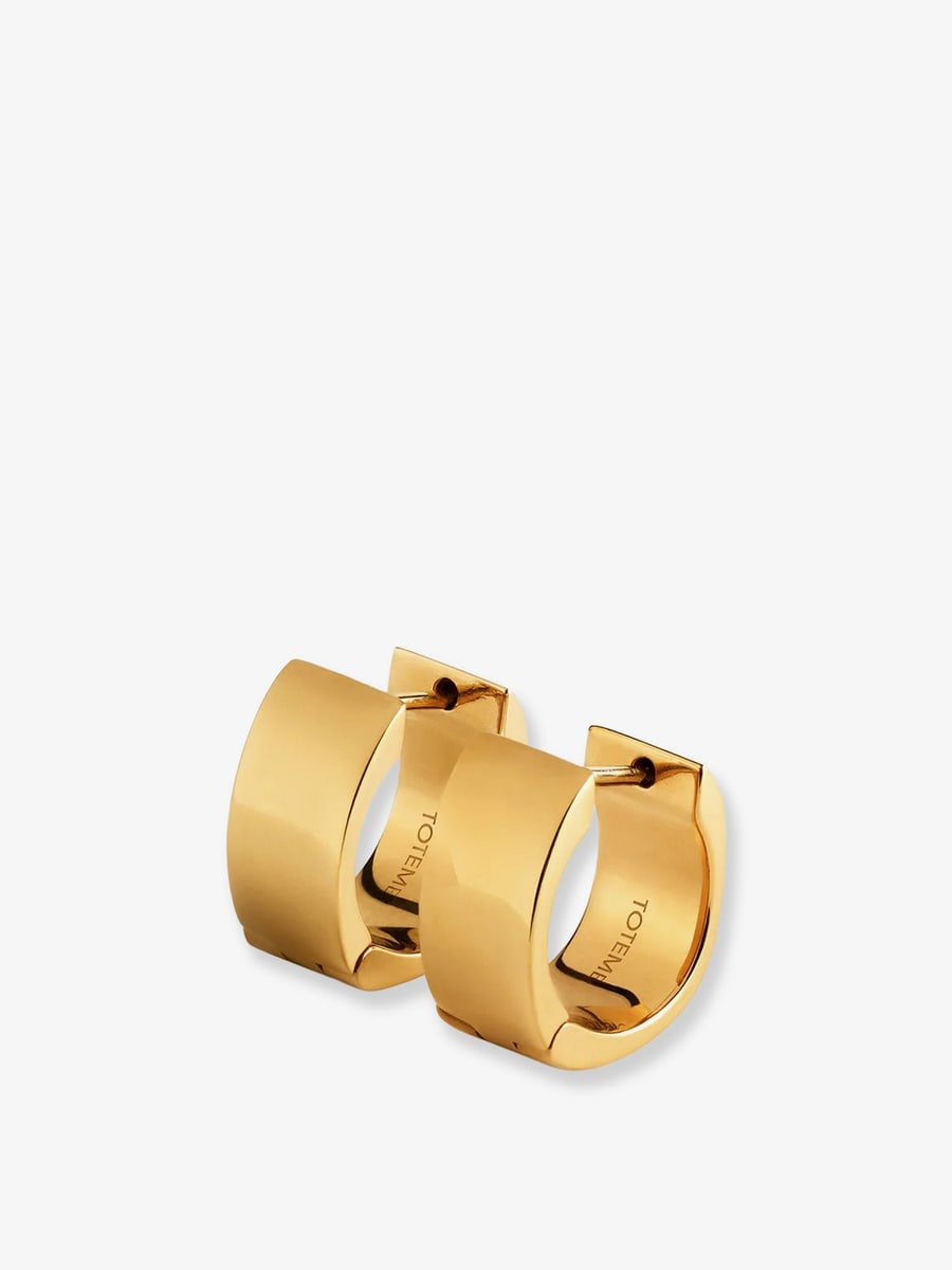 Toteme Brass earrings, view 2