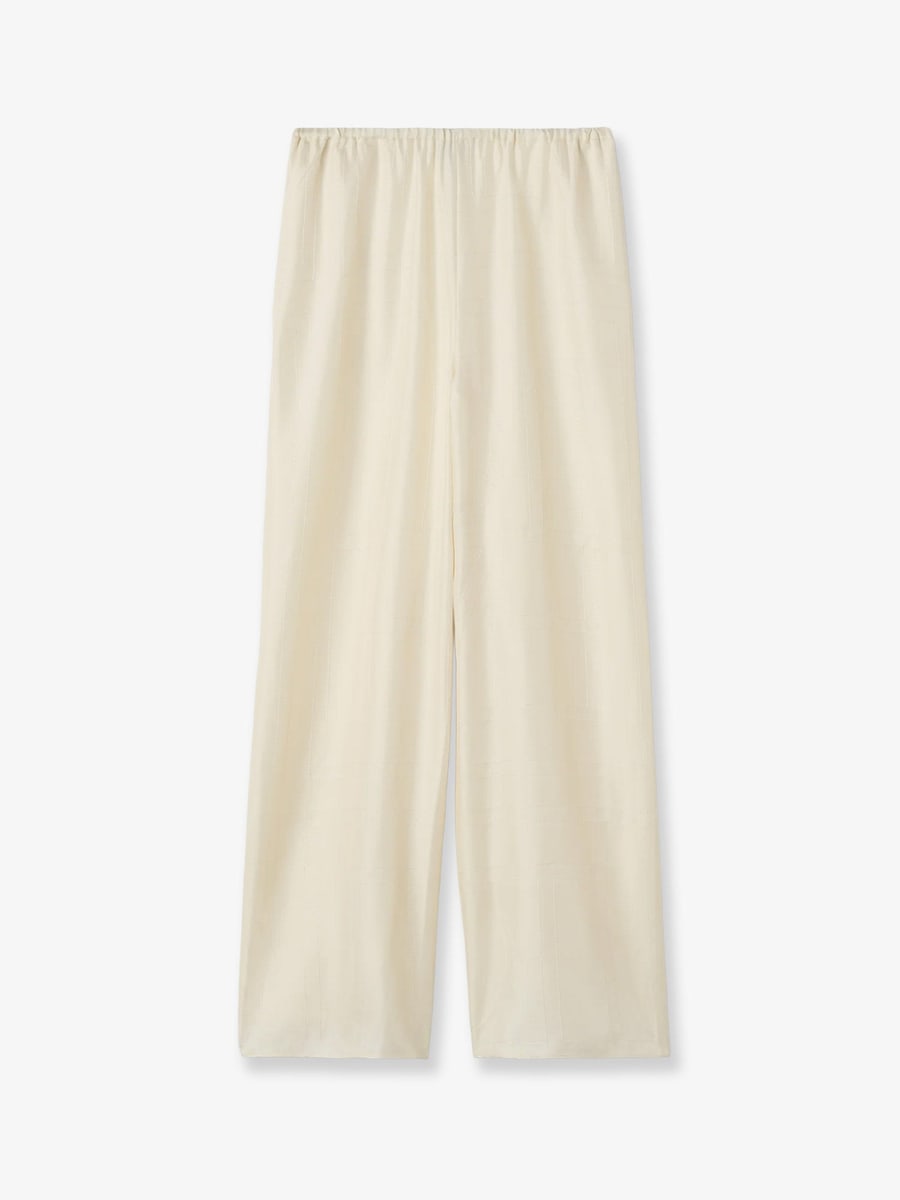 Toteme Pajamas organic silk trousers, view 2