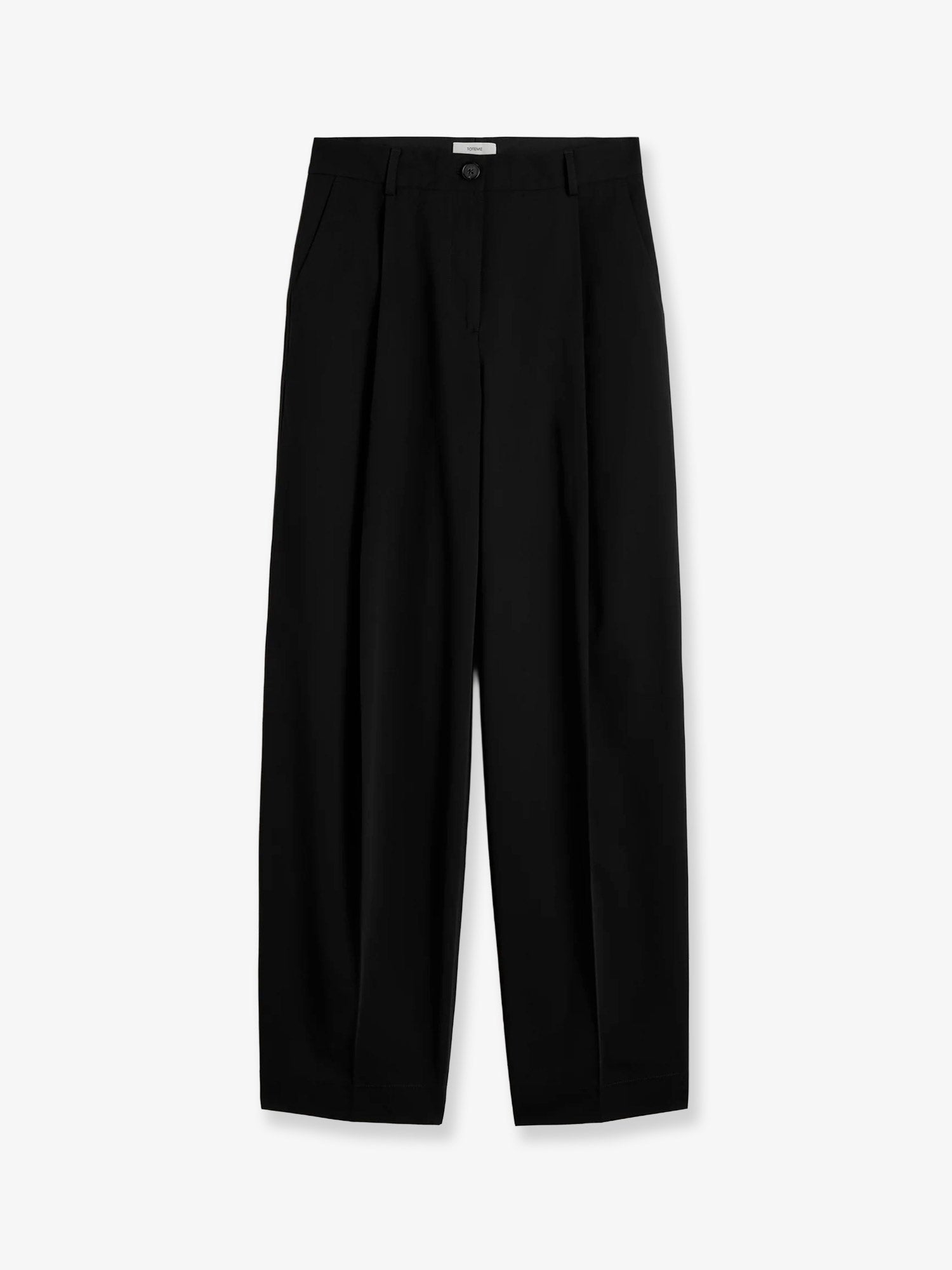 Toteme Single Pleat cotton trousers