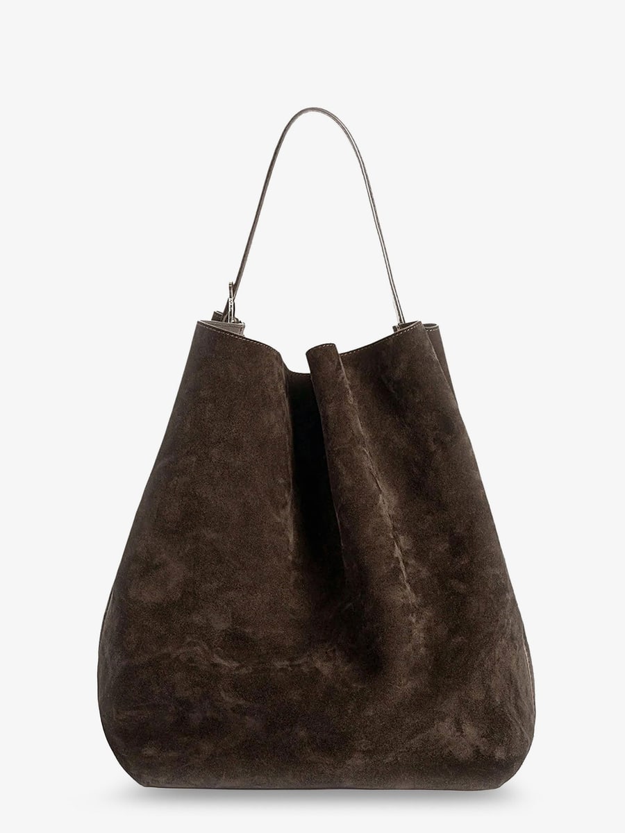 Toteme Suede Belted Tote shoulder bag