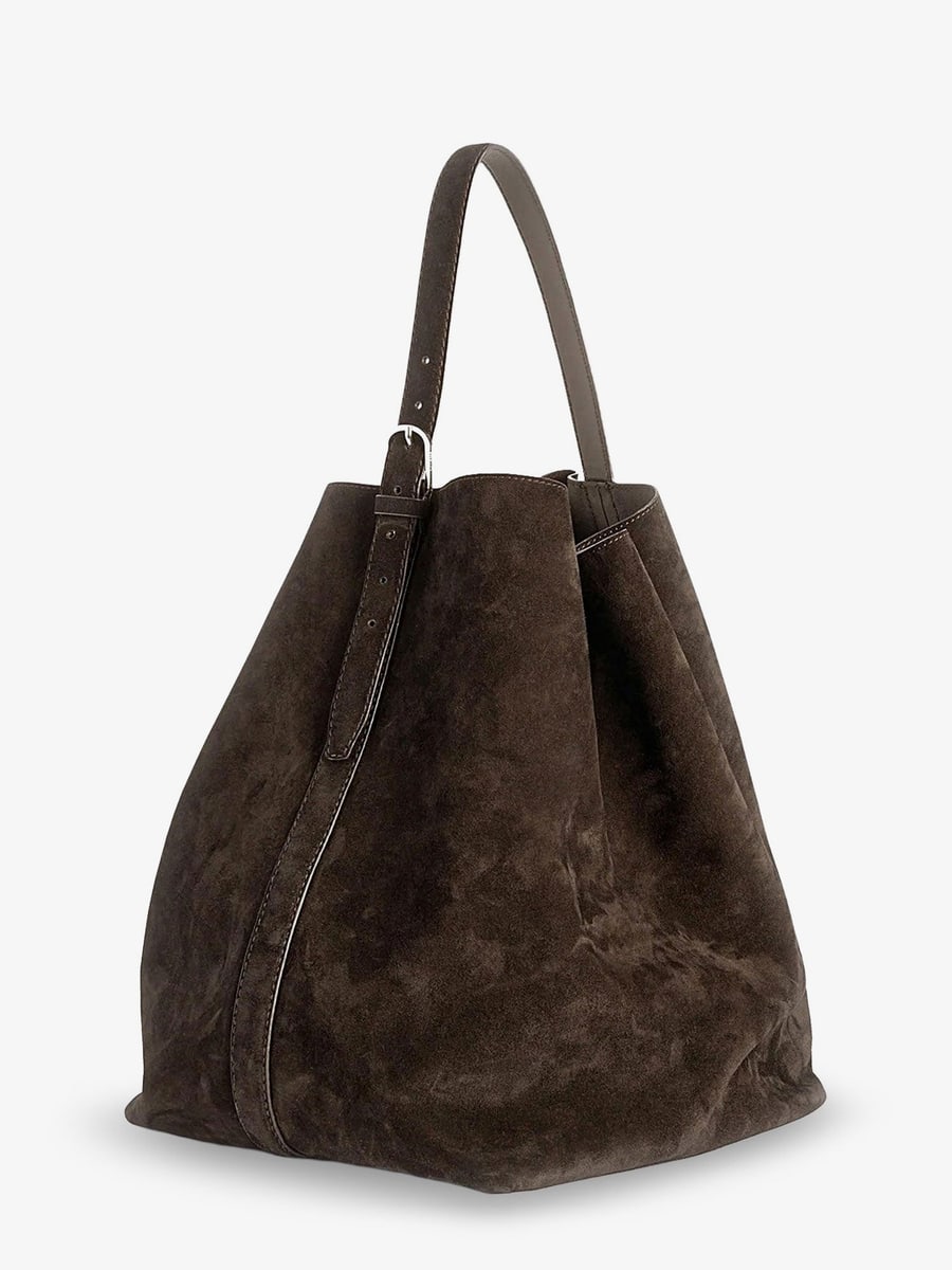 Toteme Suede Belted Tote shoulder bag, view 5