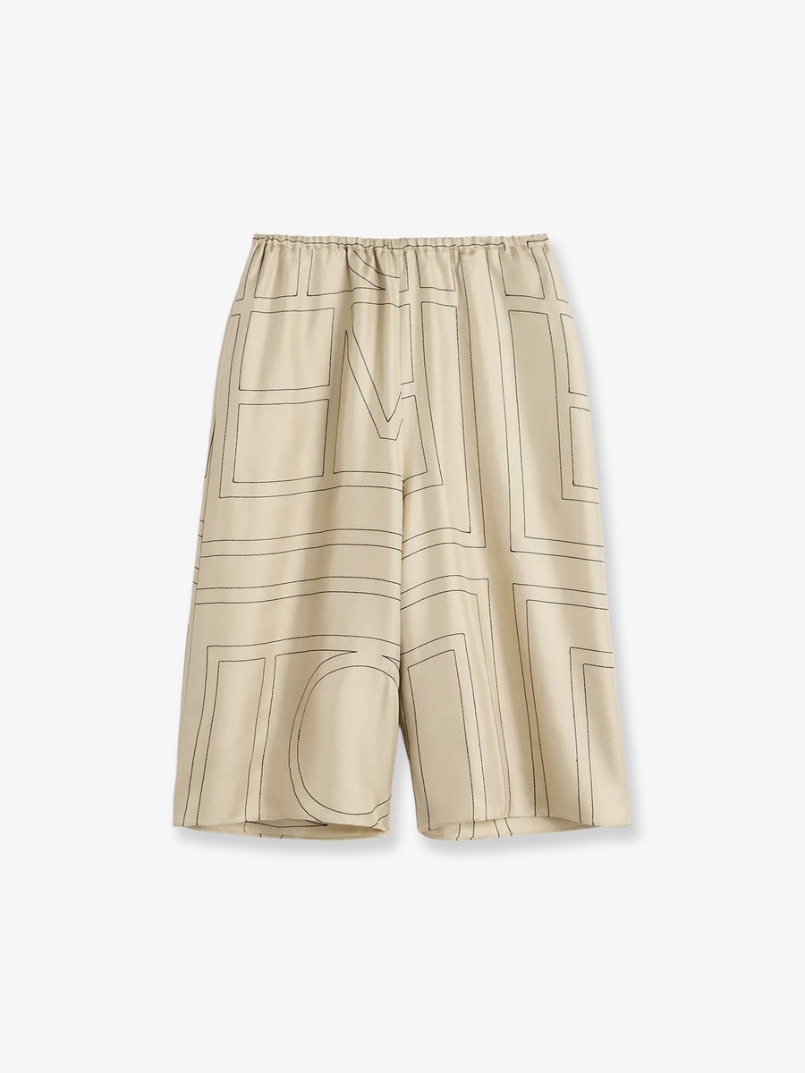 Toteme Organic silk bermuda shorts