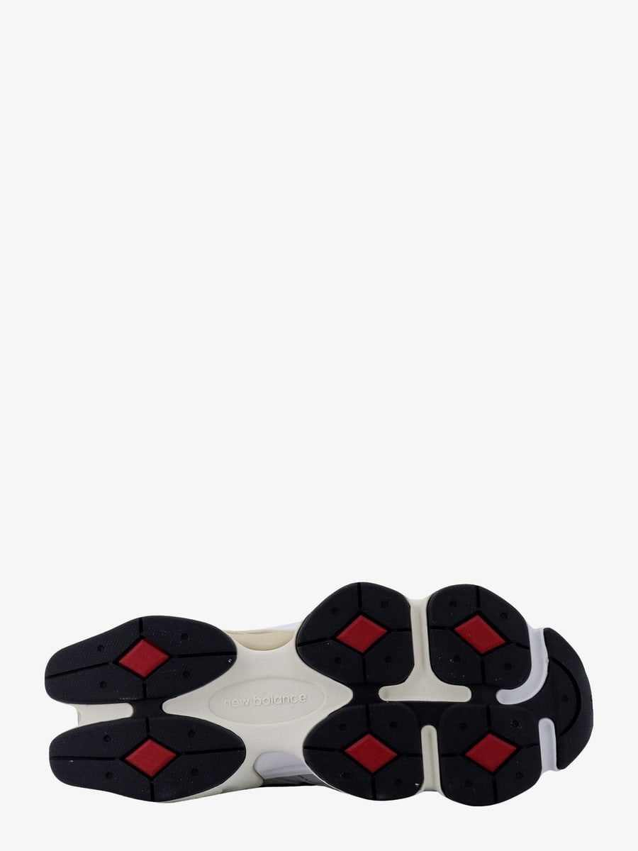 New Balance 9060 sneakers in mesh and suede with side logo, view 4